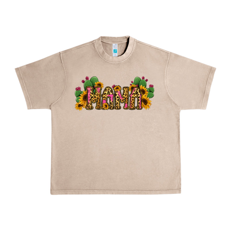 Cactus Leopard Sunflower Mama And Mini Set Urban Heavy Tee by Jasminsmagicworld | Teevron