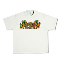 Pistachio Cactus Leopard Sunflower Mama and Mini Set Urban Heavy Tee - Jasminsmagicworld