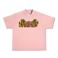 Salmon Cactus Leopard Sunflower Mama and Mini Set Urban Heavy Tee - Jasminsmagicworld