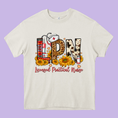 Western Lpn Licensed Practical Nurse Heavy Core Tee Designed By Fadigitalartstudio