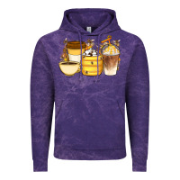 Cloud Purple Bee Honey Coffee Cups Vintage Hoodie - Artiststas