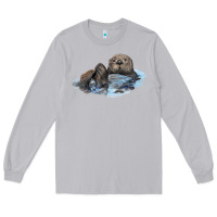 Moon Dust california sea otter Long Sleeve Tee - LillyAllenDesigns