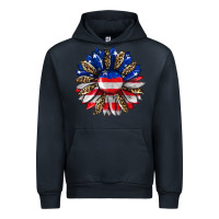 Navy american flag leopard Urban Hoodie - RanaPortraitStore
