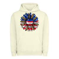 Pigment Pistachio american flag leopard Urban Hoodie - RanaPortraitStore