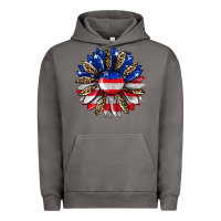 Pigment Tornado american flag leopard Urban Hoodie - RanaPortraitStore