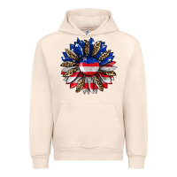 Sandshell american flag leopard Urban Hoodie - RanaPortraitStore