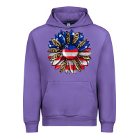 Tulip american flag leopard Urban Hoodie - RanaPortraitStore
