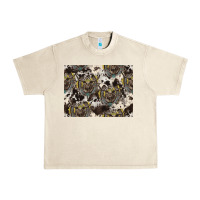 Sandshell Longhorn Pattern Urban Heavy Tee - CowhideDigitalArt