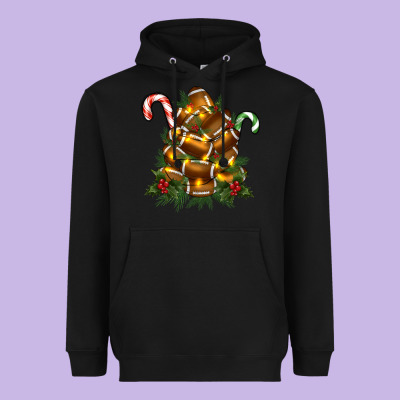 Football Tree Christmas Heavyweight Hoodie Designed By Ranaportraitstore