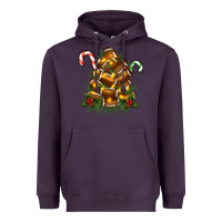 Plum football tree christmas Heavyweight Hoodie - RanaPortraitStore