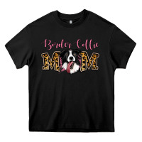Black Border Collie Mom Heavy Core Tee - Jasminsmagicworld