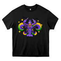 Black mardi gras crawfish Heavy Core Tee - FaDigitalArtStudio