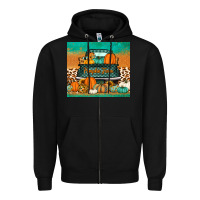 Black pumpkin farm truck tumbler Zipper Hoodie - Jasminsmagicworld