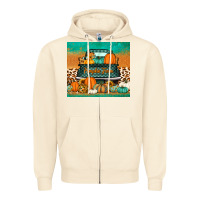 Sandshell pumpkin farm truck tumbler Zipper Hoodie - Jasminsmagicworld