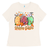 Bone Happy Easter Eggs Nurse Ladies Tee - LillyAllenDesigns