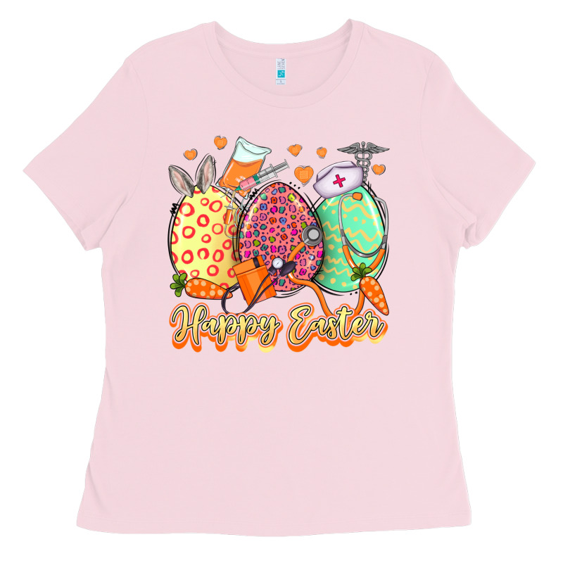 Happy Easter Eggs Nurse Ladies Tee by LillyAllenDesigns | Teevron