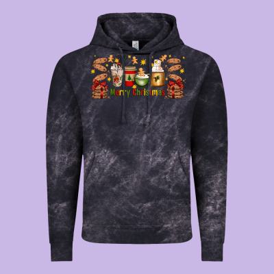 Christmas Coffee Cups Vintage Hoodie Designed By Artiststas