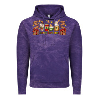 Cloud Purple Christmas coffee cups Vintage Hoodie - Artiststas