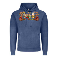 Vintage Denim Christmas coffee cups Vintage Hoodie - Artiststas