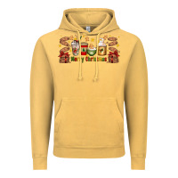Vintage Mustard Christmas coffee cups Vintage Hoodie - Artiststas