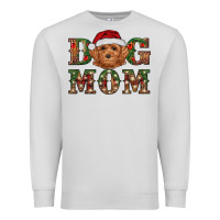 Dove Grey christmas  toy poodle dog mom Premium Sweatshirt - RanaPortraitStore