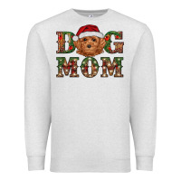 Oatmeal Heather christmas  toy poodle dog mom Premium Sweatshirt - RanaPortraitStore