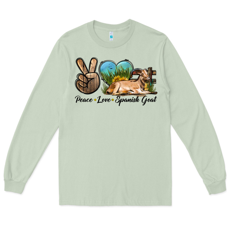 Peace Love Spanish Goat Long Sleeve Tee by LillyAllenDesigns | Teevron