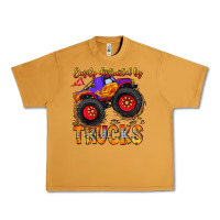 Peanut Butter Easily Distracted By Trucks Urban Heavy Tee - CowhideDigitalArt