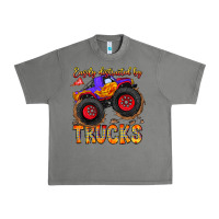 Tornado Easily Distracted By Trucks Urban Heavy Tee - CowhideDigitalArt
