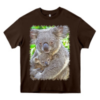 Chocolate Brown koala t  shirtkoala   11 t  shirt Heavy Core Tee - baoMotion