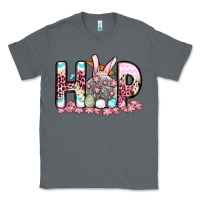 Charcoal Heather Easter Day Hop bunny Classic Tee - OliviaCreatesArt
