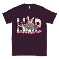 Plum Easter Day Hop bunny Classic Tee - OliviaCreatesArt