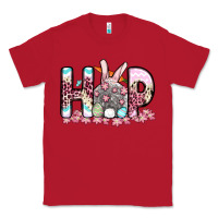 Red Easter Day Hop bunny Classic Tee - OliviaCreatesArt