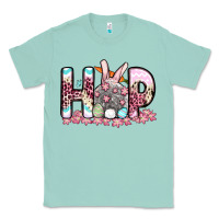 Seafoam Easter Day Hop bunny Classic Tee - OliviaCreatesArt