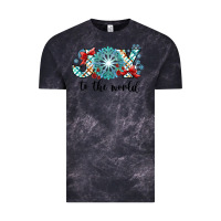Cloud Black Joy to the World Vintage Tee - CowhideDigitalArt