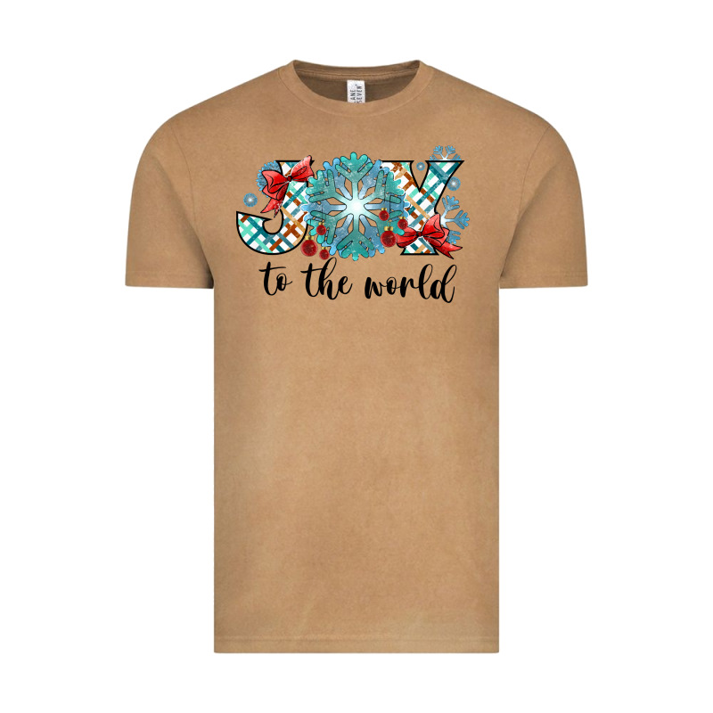 Joy To The World Vintage Tee by CowhideDigitalArt | Teevron
