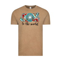 Vintage Coffee Joy to the World Vintage Tee - CowhideDigitalArt