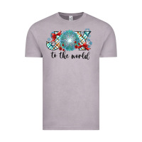 Vintage Zinc Joy to the World Vintage Tee - CowhideDigitalArt