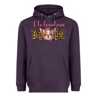 Plum Chihuahua Mom Heavyweight Hoodie - Jasminsmagicworld