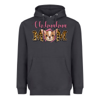 Smoke Chihuahua Mom Heavyweight Hoodie - Jasminsmagicworld
