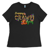 Black Happy crawdi Gras Ladies Tee - LillyAllenDesigns