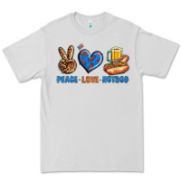 Peace Love Hotdog Premium Tee | Teevron