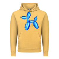 Vintage Mustard Blue Dog Balloon Vintage Hoodie - Artiststas