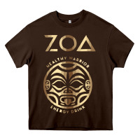 Chocolate Brown ZOA Heavy Core Tee - baoMotion