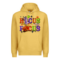 Antique Gold hocus focus halloween teacher Premium Hoodie - BarkalooDesign