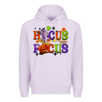 Lilac hocus focus halloween teacher Premium Hoodie - BarkalooDesign