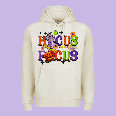 Hocus Focus Halloween Teacher Premium Hoodie Designed By Barkaloodesign