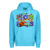 Ocean Blue hocus focus halloween teacher Premium Hoodie - BarkalooDesign