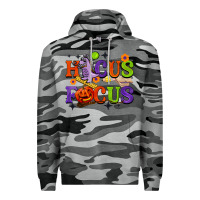 Slate Camo hocus focus halloween teacher Premium Hoodie - BarkalooDesign
