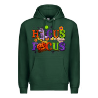 Sports Green hocus focus halloween teacher Premium Hoodie - BarkalooDesign